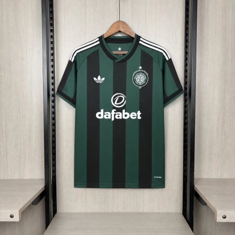 Camisa Celtic III 26/27 - Torcedor Adidas Masculina - Verde e preta