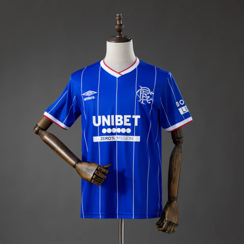 Camisa Rangers I 26/27 - Torcedor Umbro Masculina - Azul e branca