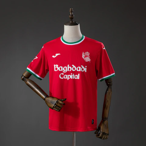 Camisa Real Sociedad II 26/27 - Torcedor Joma Masculina - Vermelha