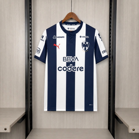 Camisa Monterrey I 26/27 - Torcedor Puma Masculina - Azul e branca