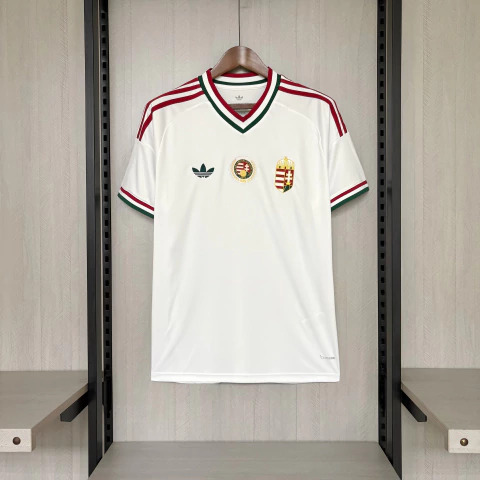 Camisa Seleção Hungria II 26/27 - Torcedor Adidas Masculina - Branca