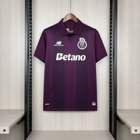Camisa Porto II 26/27 - Torcedor New Balance Masculina - Roxa