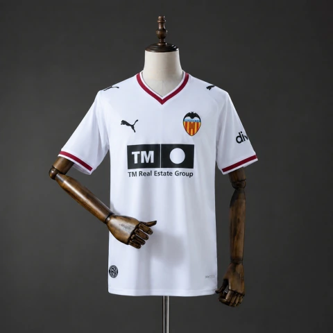 Camisa Valencia I 26/27 - Torcedor Puma Masculina - Branca