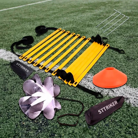 Set Entrenamiento Escalera 7m Conos Paracaidas Deportivo