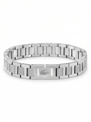 Bracelete Lacoste Prata