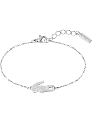 Pulseira Lacoste Unissex Ajustável Prata