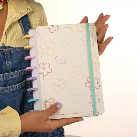 CADERNO DE DISCO MAGNOLIA CANDY FLOWERS