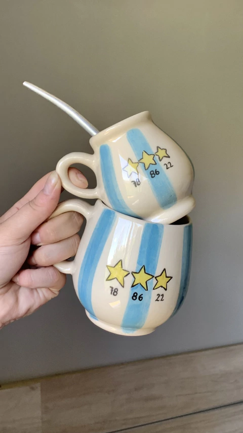 Juego mate + taza mundial POR PEDIDO