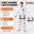 Dobok Taekwondo Itf adidas con Ribete Negro Quest Logos Bordados Para 1 a 3 Dan en internet