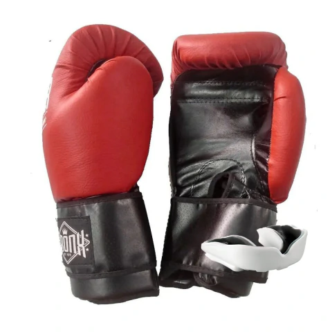 Kit Guantes De Boxeo Bronx Classic + Bucal Simple Sr Gel Combo en internet