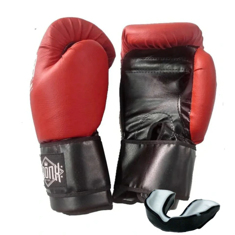 Kit Guantes De Boxeo Bronx Classic + Bucal Simple Sr Gel Combo - Deportivo y Marcial