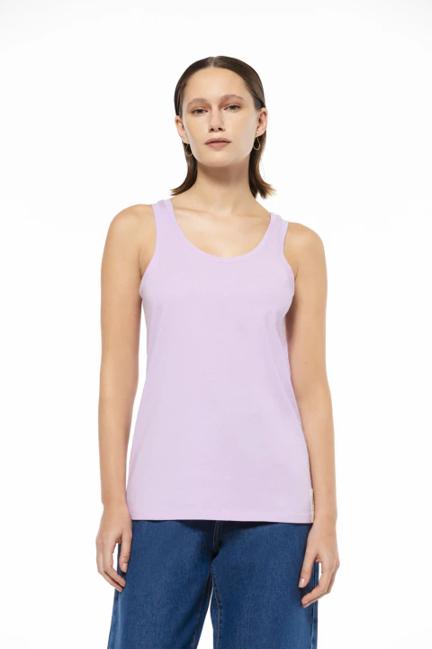 Musculosa Interfaz ABC Lila
