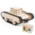 C-37D – Kit Tanque Radio Controlado con Rotación 360° STEM para Aprender Mecánica y Control Remoto