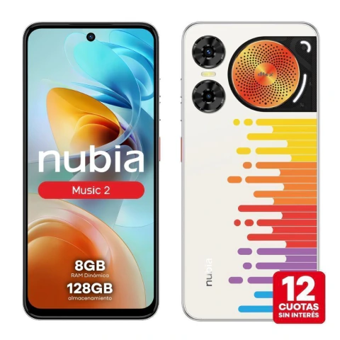 Celular Nubia Music 2 128gb 4gb Ram - Melody Wave
