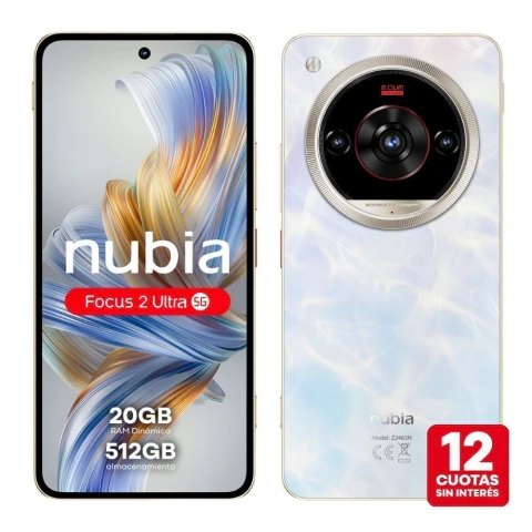 Celular Nubia Focus 2 Ultra 5g 512gb 8gb Ram - Blanco