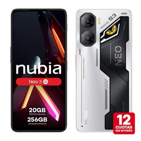 Celular Nubia Neo 3 5g 256 Gb 8 Gb Ram - Plata