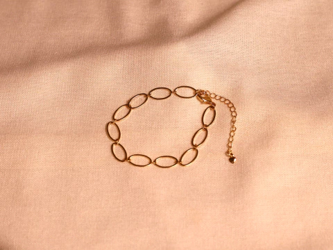 Pulseira Oval Ouro