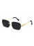 Óculos de Sol Flat - Preto com Dourado - comprar online