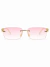 Óculos de Sol Tiger - Rosa Claro Degradê - comprar online