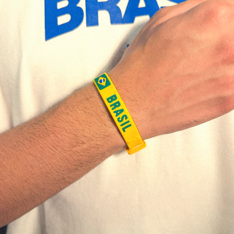 Pulseiras Silicone Brasil na internet