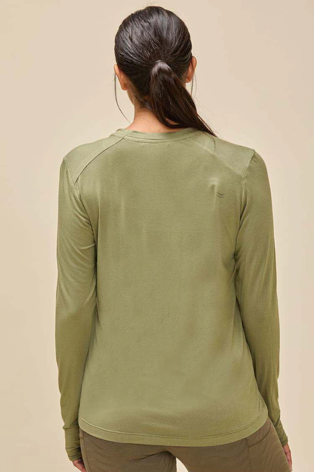 REMERA SAMIA MANGA LARGA JERSEY BAMBOO CON RECORTE — imagen 7