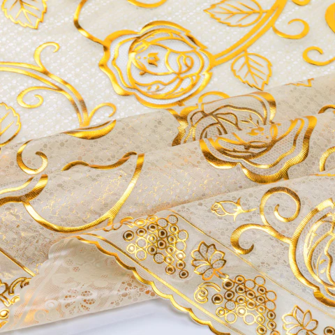 ENCAJE PVC Dorado Mot 7