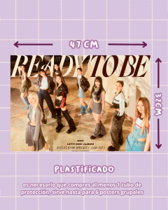 Poster grupal Twice Ready To Be