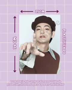 Poster Individual Taehyung FESTA - Daebak store - Tienda de Kpop