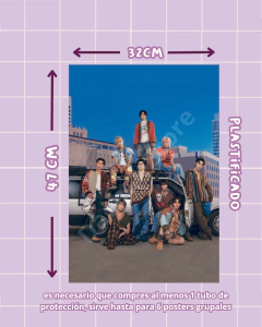Poster grupal NCT 127 Walk - Daebak store - Tienda de Kpop
