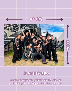 Poster grupal Seventeen Face the sun