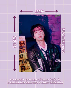 Poster Individual Jin Season Grettings - Daebak store - Tienda de Kpop