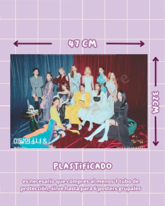 Poster grupal Loona Conceptuales - Daebak store - Tienda de Kpop