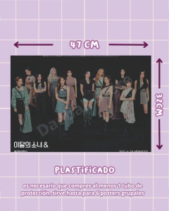 Poster grupal Loona Conceptuales en internet