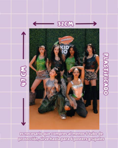 Poster grupal Katseye Varios en internet
