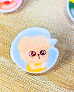 Pin en resina Skzoo Straykids circular - Daebak store - Tienda de Kpop