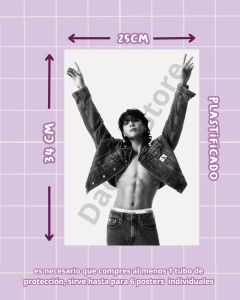 Poster Individual JungKook CK - comprar en línea