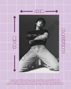 Poster Individual JungKook CK - comprar en línea