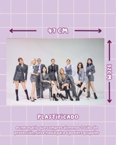 Poster grupal Twice Eyes Wide Open - Daebak store - Tienda de Kpop
