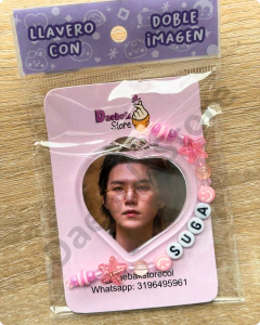 Llavero Suga BTS imagen - Daebak store - Tienda de Kpop