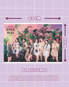 Poster grupal Twice Varias - comprar en línea