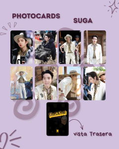 Set de photocards Suga BTS - comprar en línea