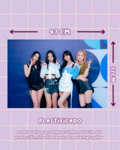 Poster grupal Black Pink Born Pink - Daebak store - Tienda de Kpop