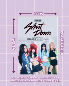 Poster grupal Black Pink Born Pink en internet