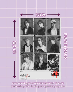 Poster grupal Stray Kids Go Live