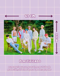 Poster grupal Ateez era Fever, Treasure en internet
