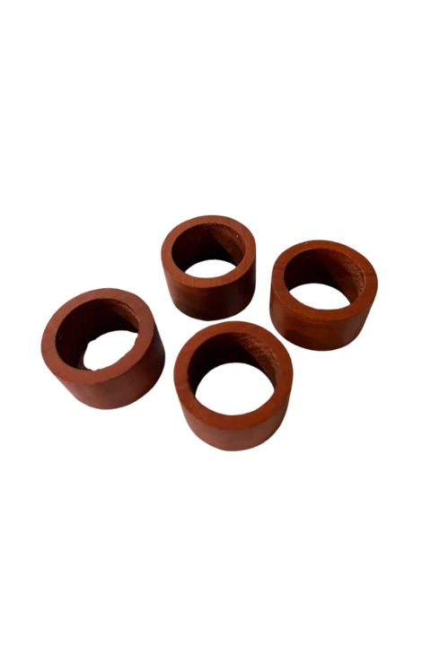Argola Porta Guardanapo de Madeira Rústica G - comprar online