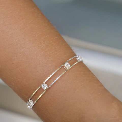 Pulseira Pedrinhas Cristal