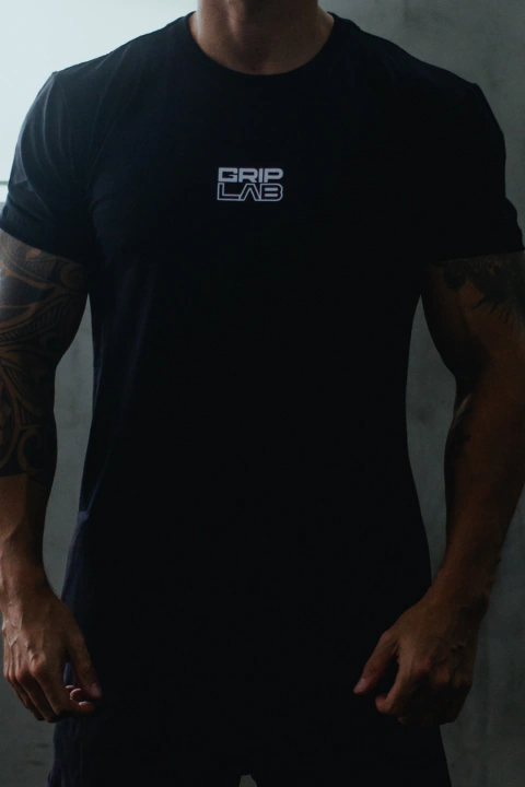 Camiseta Grip Lab Essential Tee Regular Size Preta - comprar online