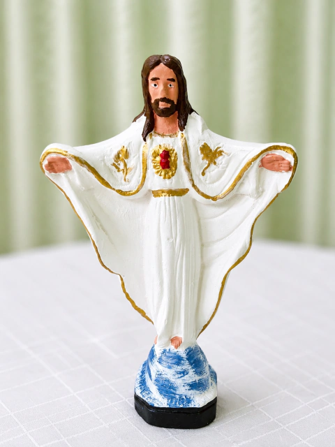 Jesus Cristo - Imagem em Gesso 20cm