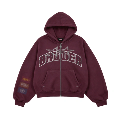 Campera Bruder Behind the Stars Red